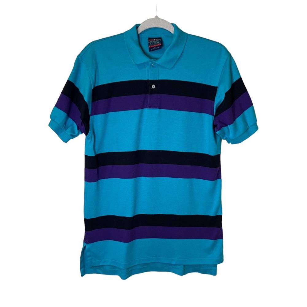 VTG ROUND TREE & YORKE Single Stitch Polo Shirt